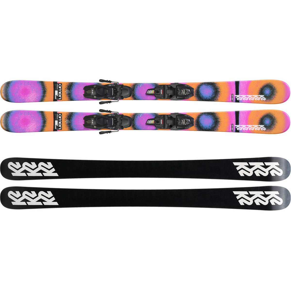 Jr Omen Skis w/ FDT 4.5 Bindings