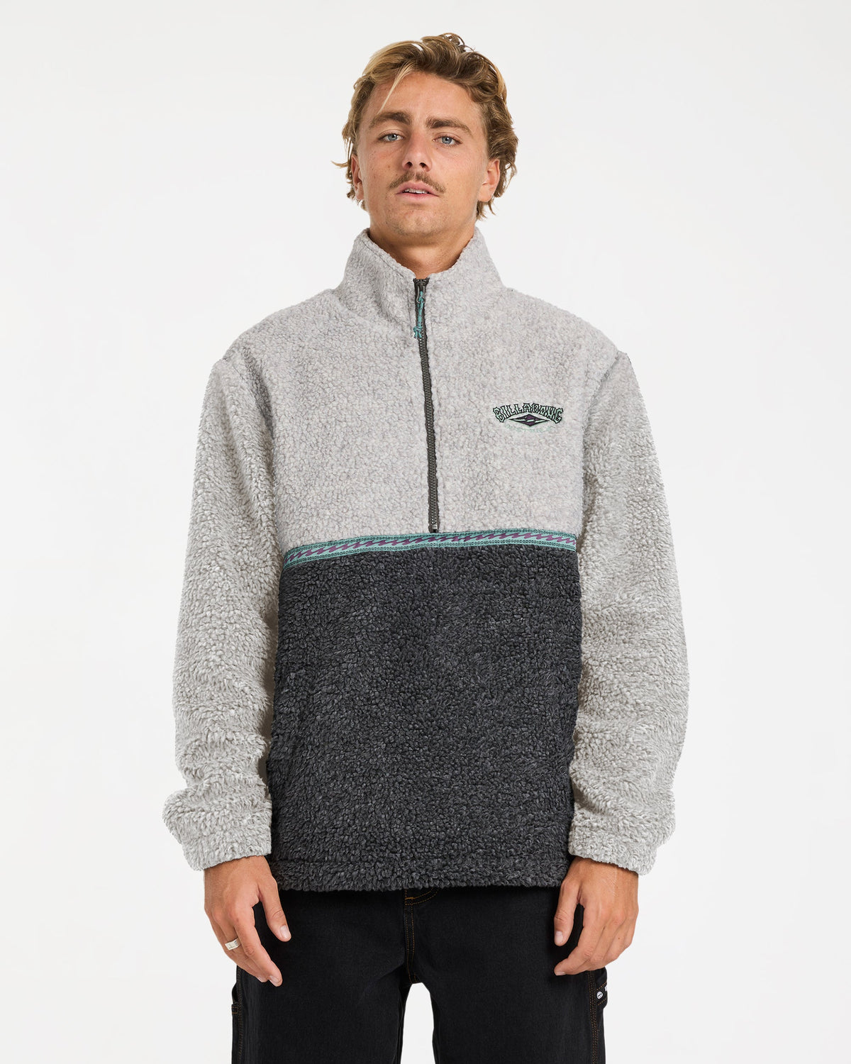 Mens Tombstone Half Zip Fleece Pullover