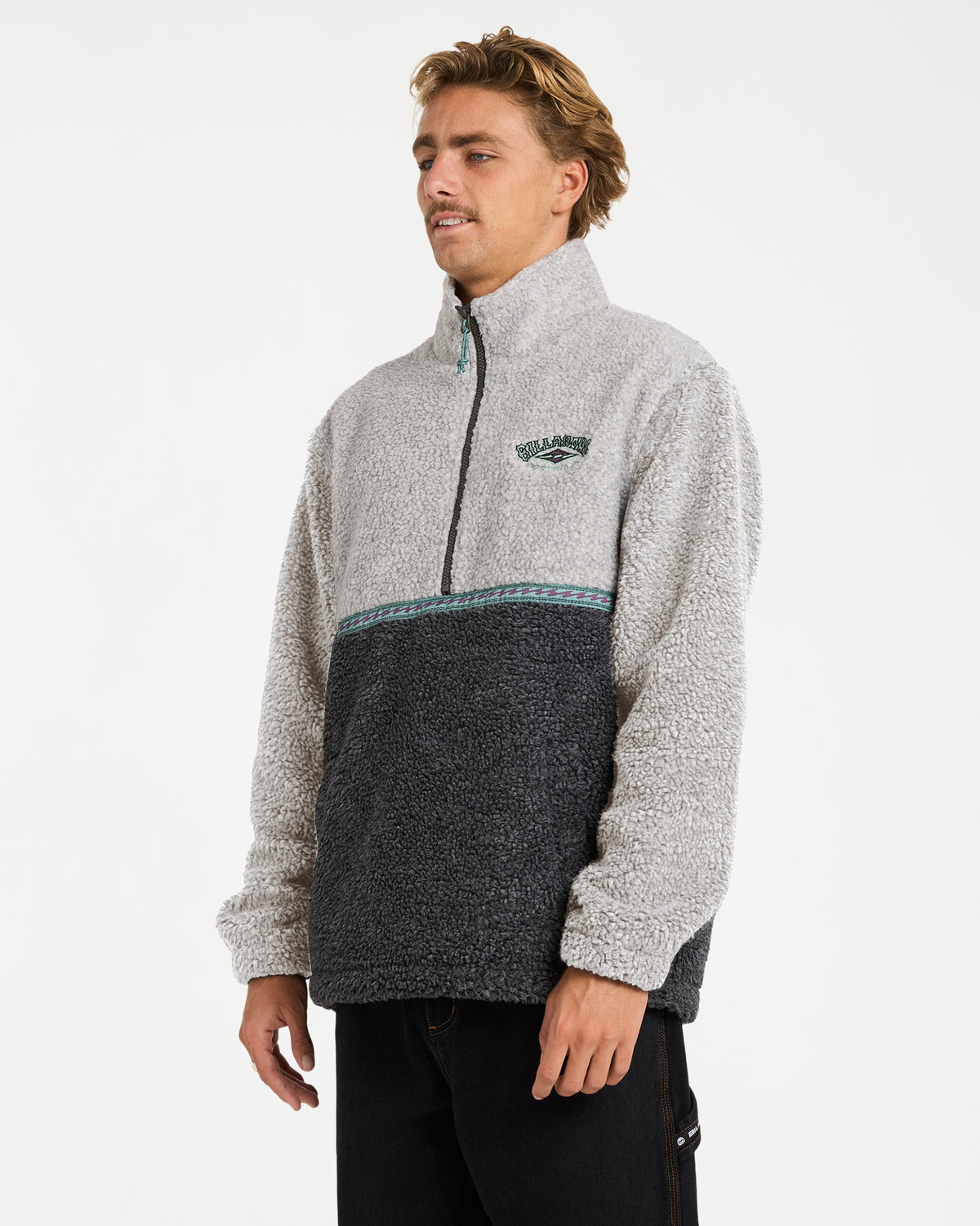 Mens Tombstone Half Zip Fleece Pullover