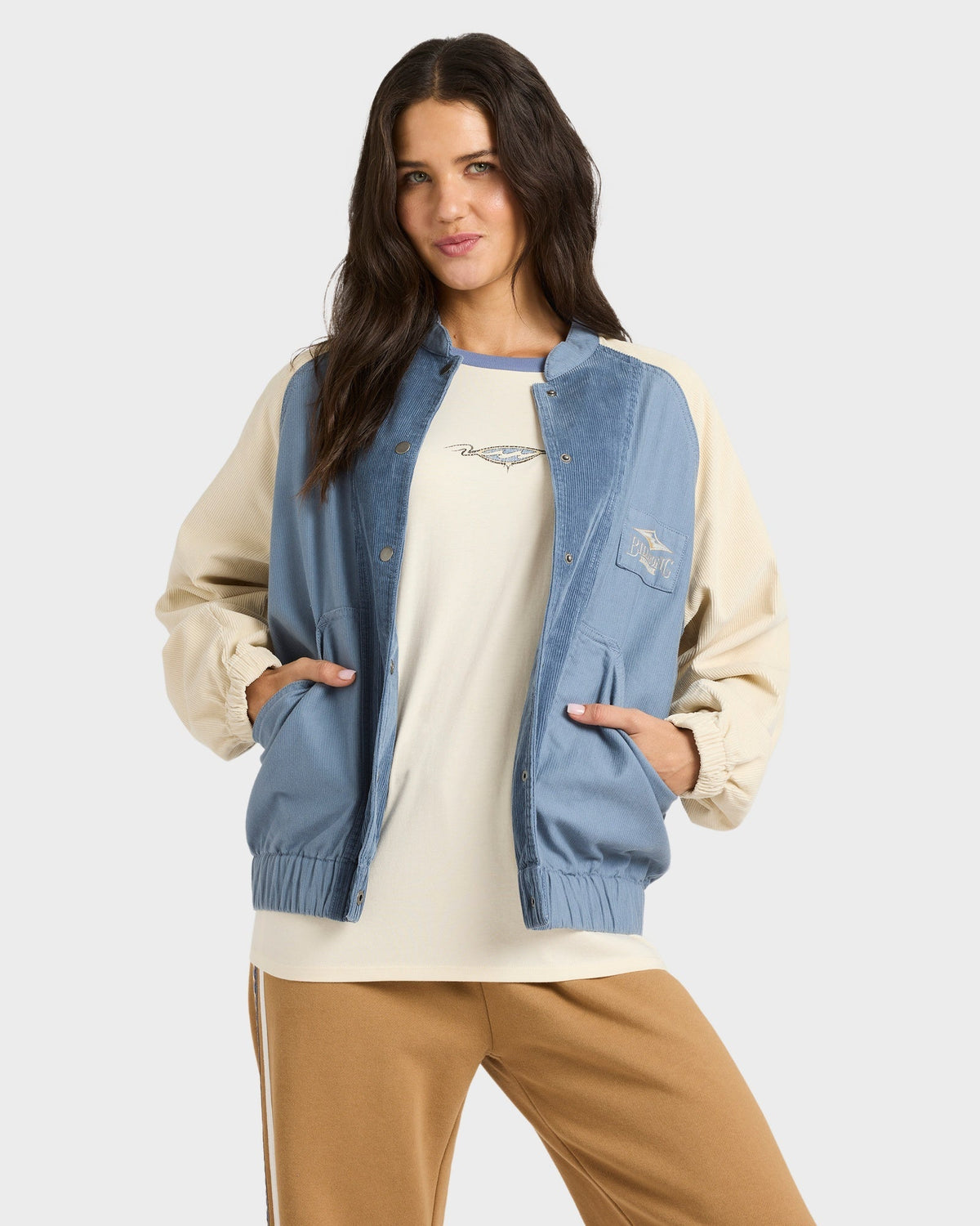 Womens Og Burleigh Bomber Corduroy Jacket