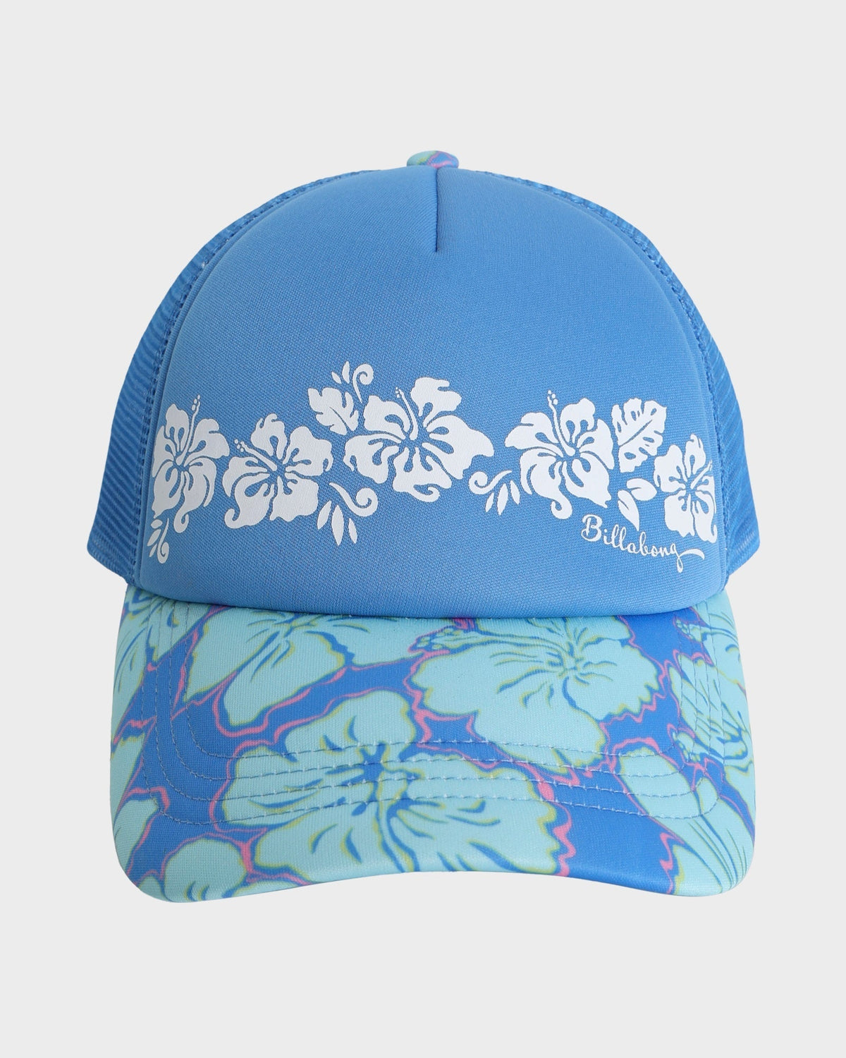 Girls 6-14 Happy Hibiscus Trucker Cap