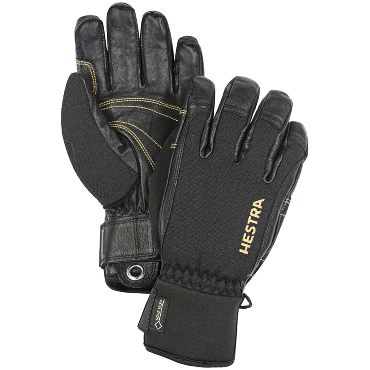 Army Leather GORE-TEX Short Ski Gloves