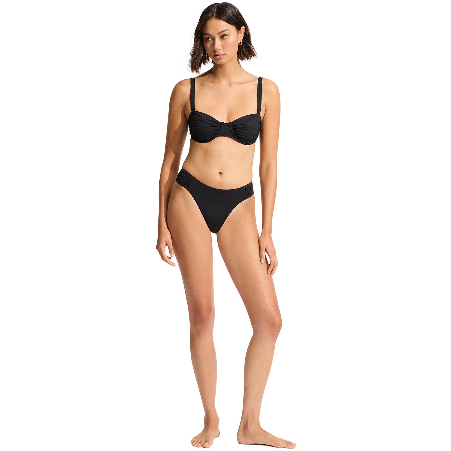 Ruched Underwire Bikini Top