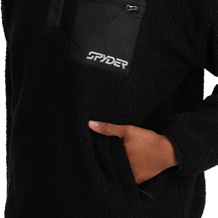 Womens Cloud Pullover Fleece Jacket