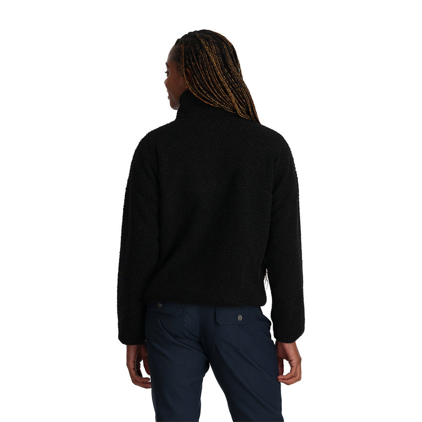 Womens Cloud Pullover Fleece Jacket