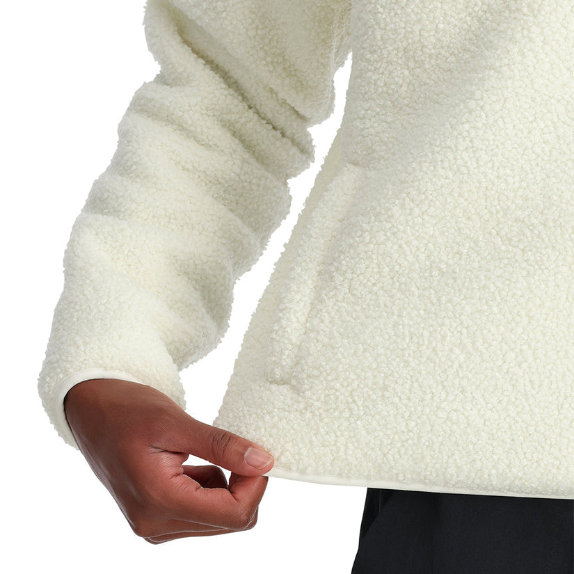 Womens Cloud Pullover Fleece Jacket