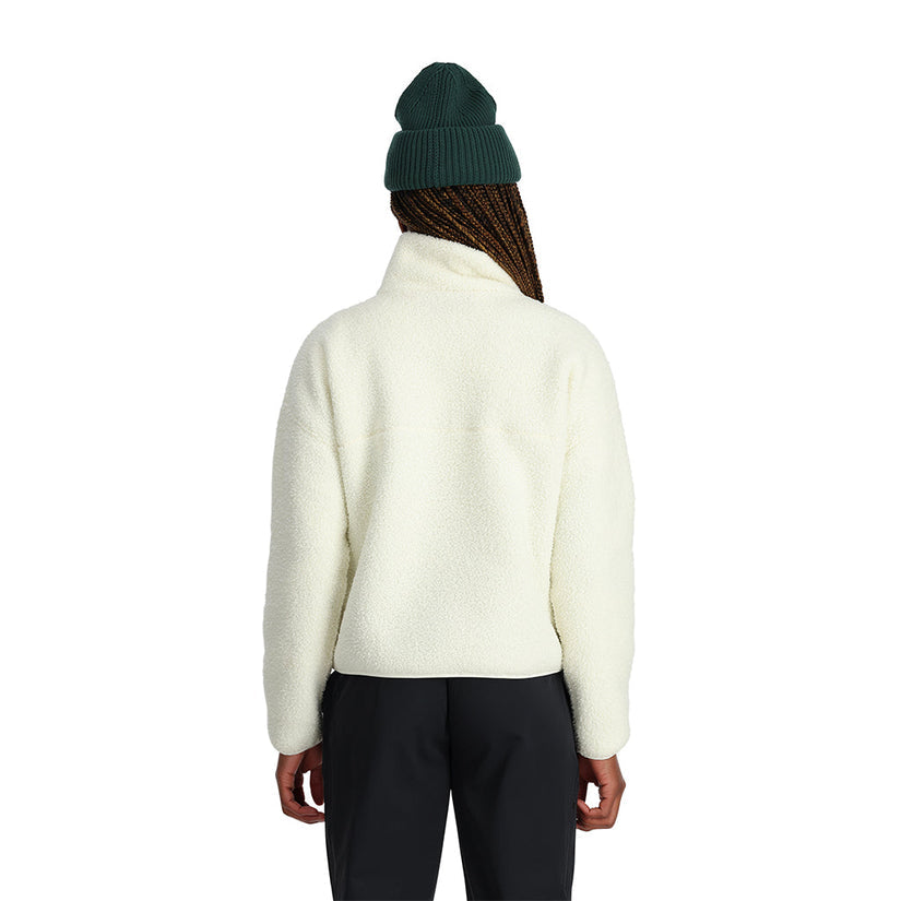 Womens Cloud Pullover Fleece Jacket