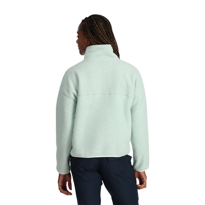 Womens Cloud Pullover Fleece Jacket