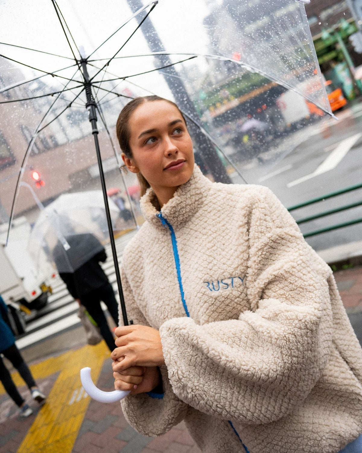 Ollie Sherpa Zip Through Fleece