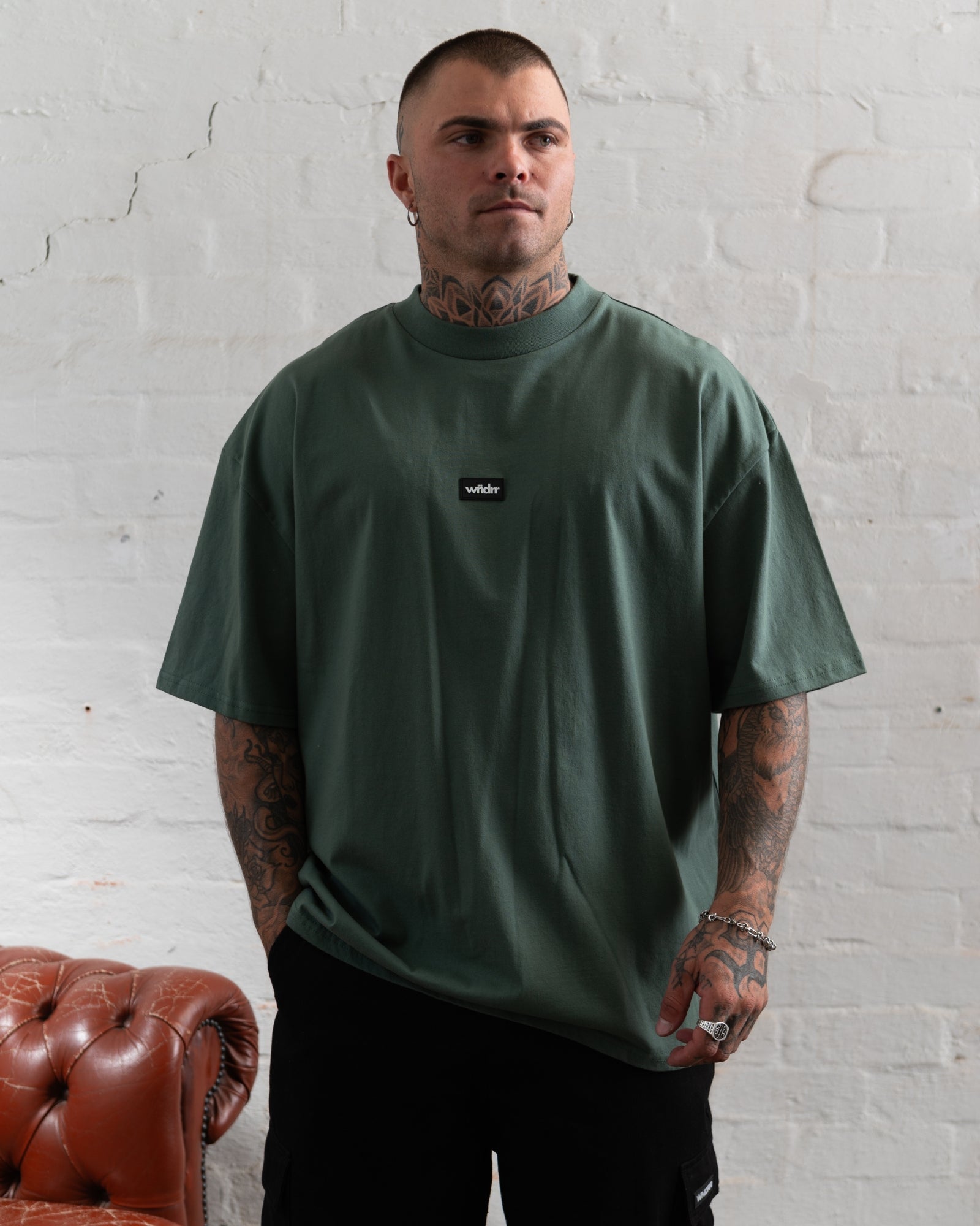 SOHO CLUB TEE - DARK GREEN