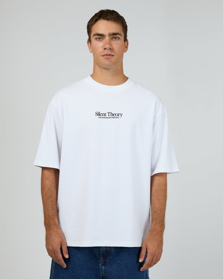 Classic Emb Tee White
