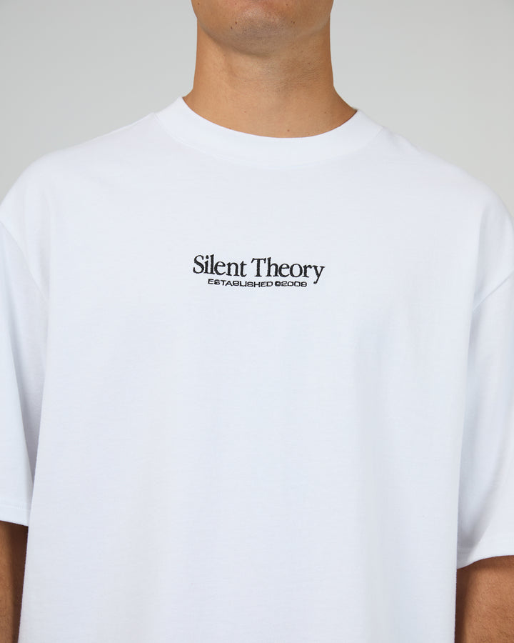 Classic Emb Tee White