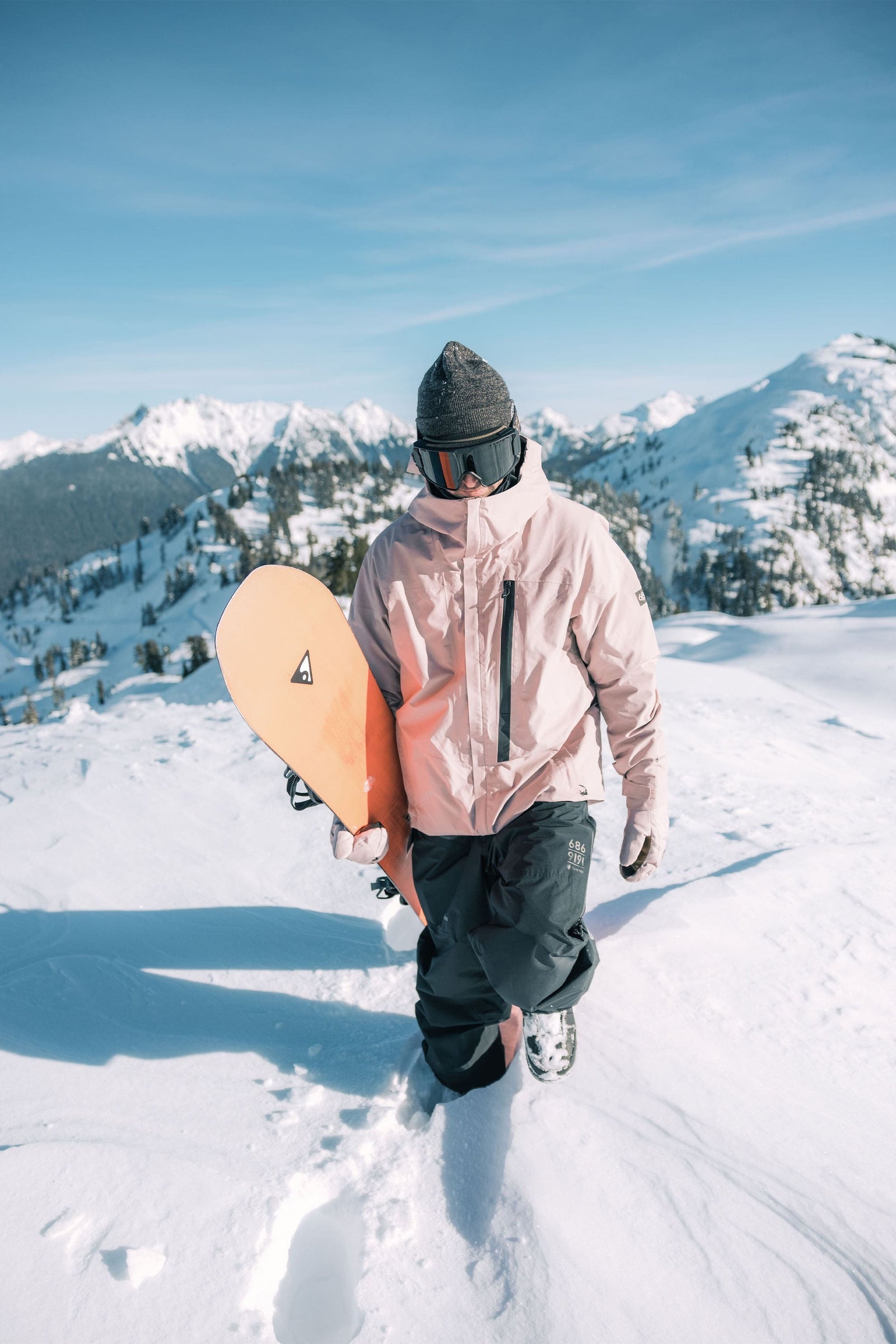 686 Mens Gore-Tex GT Shell Jacket Dusty Mauve