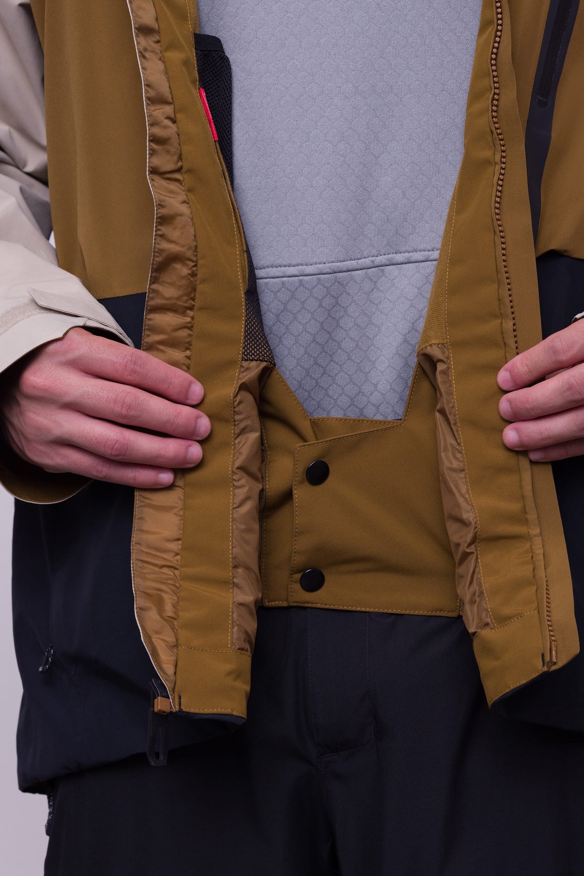 686 Mens Gore-Tex GT Shell Jacket Putty Colourblock 