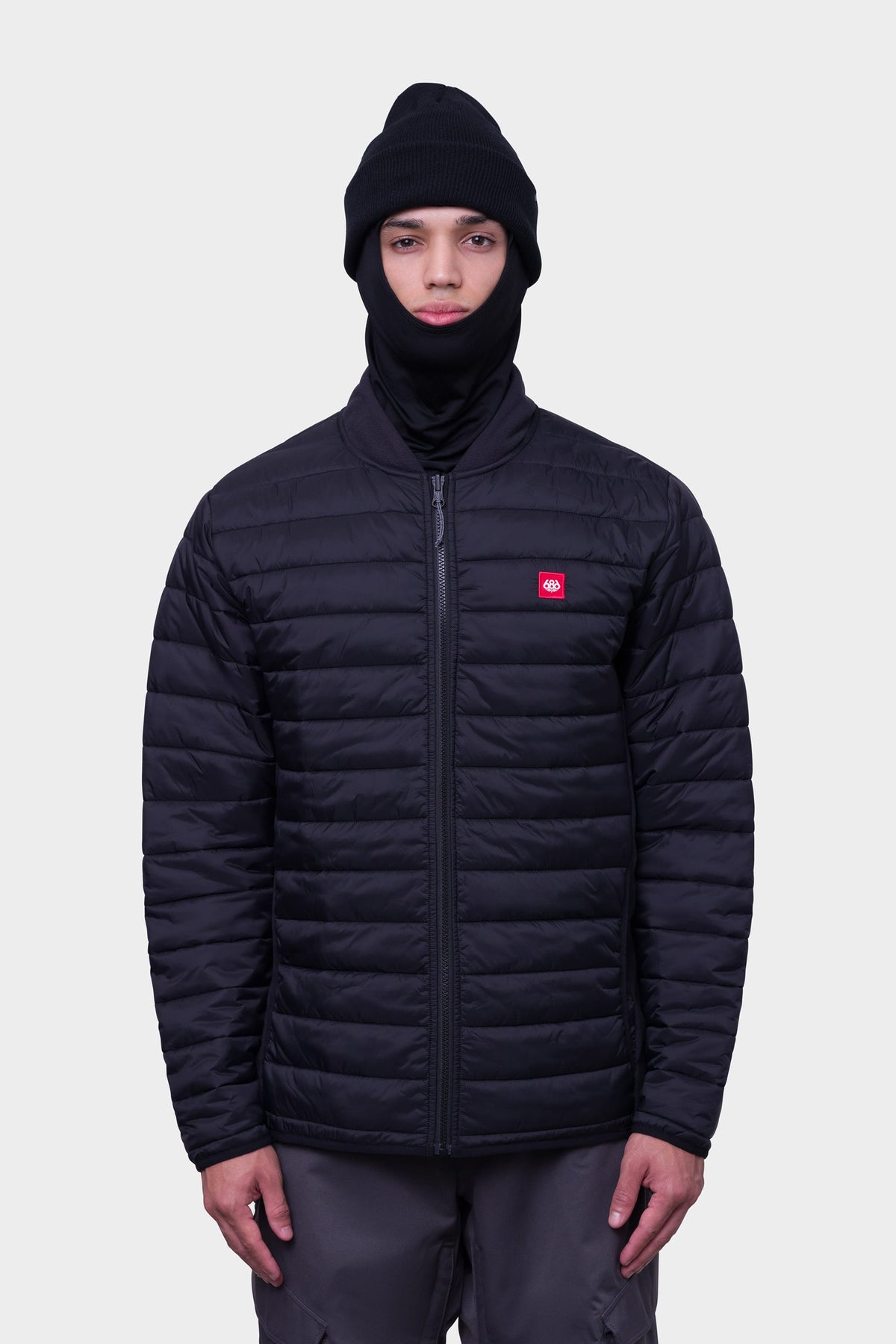 686 Mens Smarty 3-in-1 Form Jacket White Heather  Colourblock