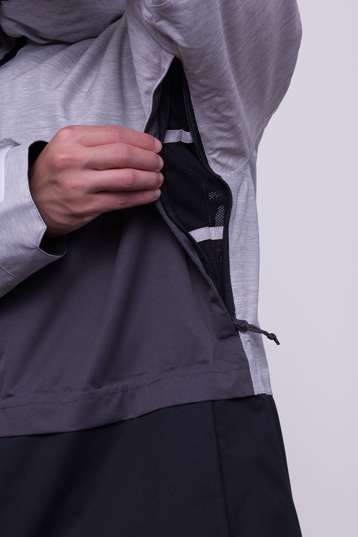 686 Mens Smarty 3-in-1 Form Jacket White Heather  Colourblock