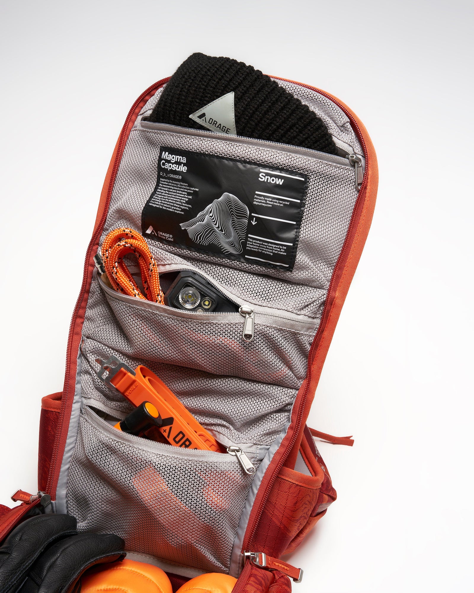 Snow Pro Backpack Db x Orage Magma Capsule