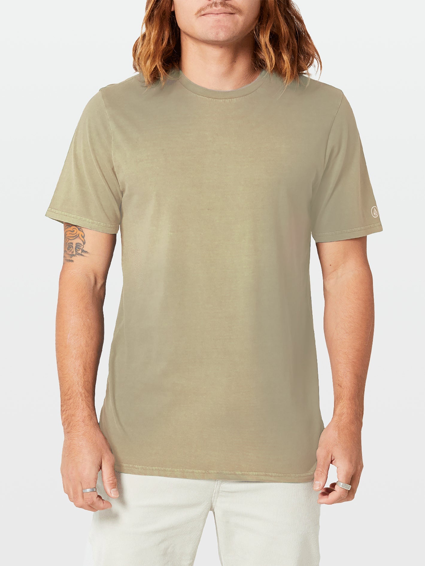Aus Solid Short Sleeve Tee Shirt