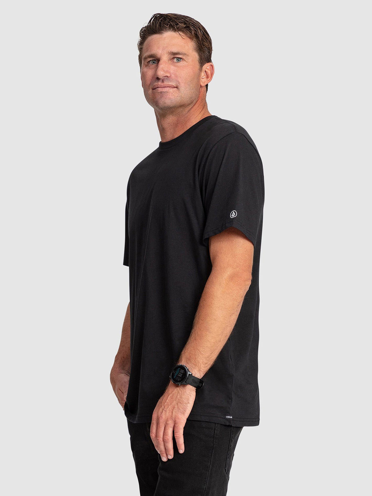 Aus Solid Short Sleeve Tee Shirt