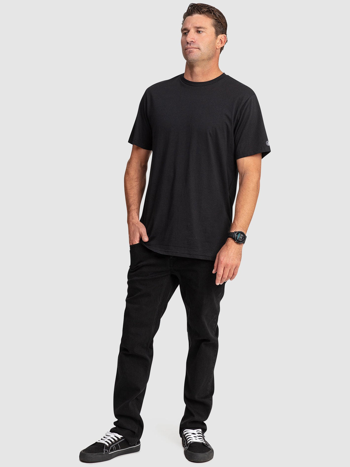 Aus Solid Short Sleeve Tee Shirt