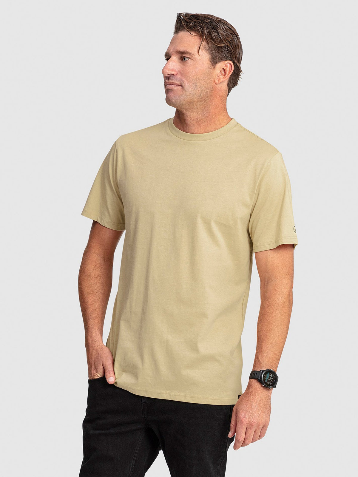 Aus Solid Short Sleeve Tee Shirt