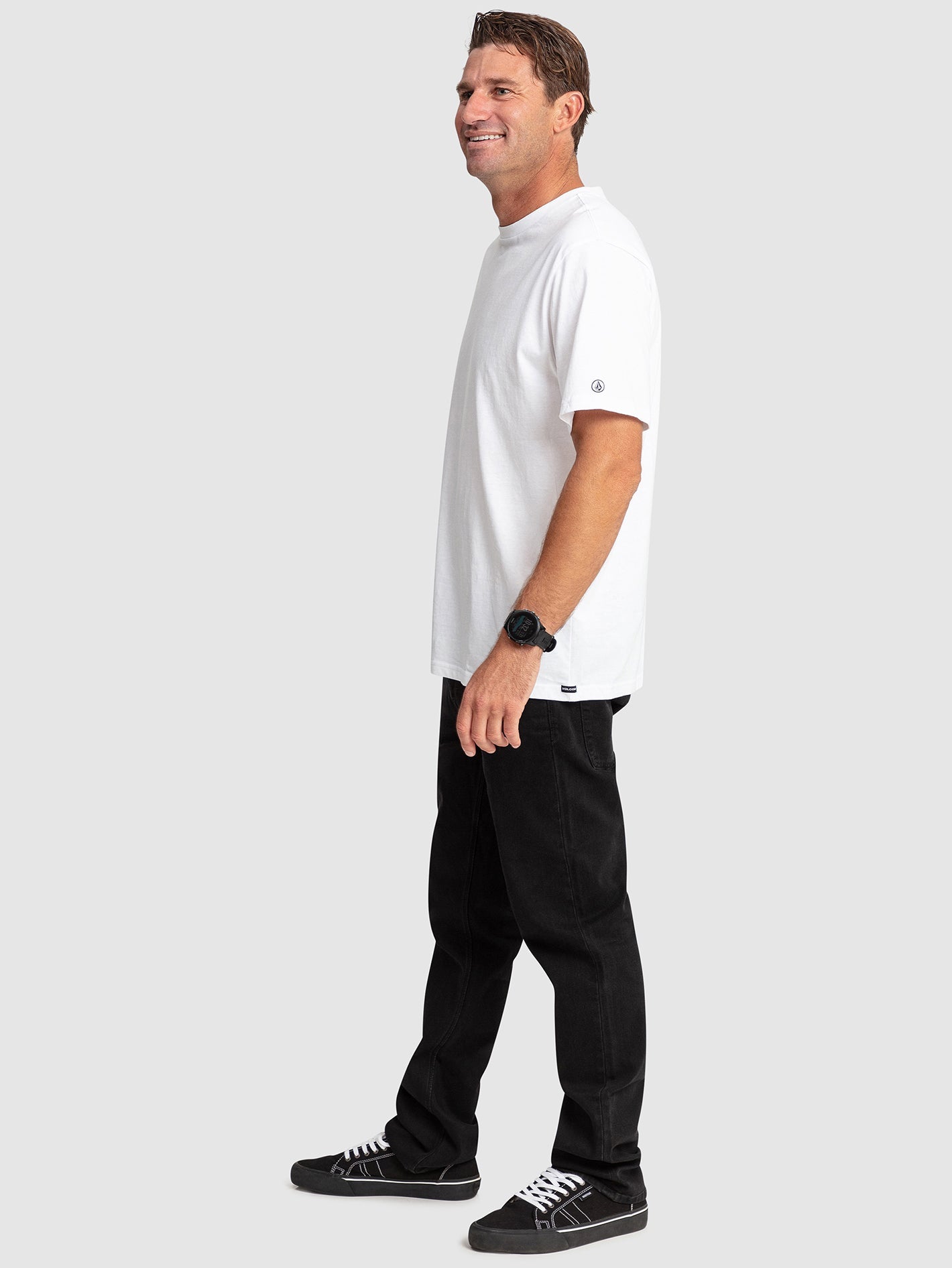 Aus Solid Short Sleeve Tee Shirt