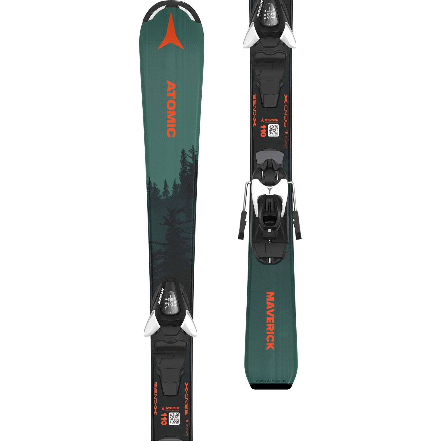 Maverick Jr 100-120 Skis w/ C5 GW Bindings