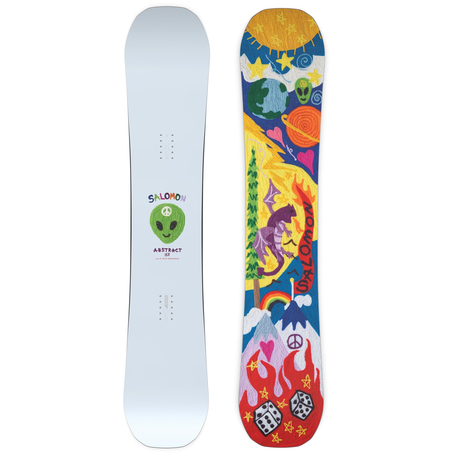 Abstract Snowboard 2024