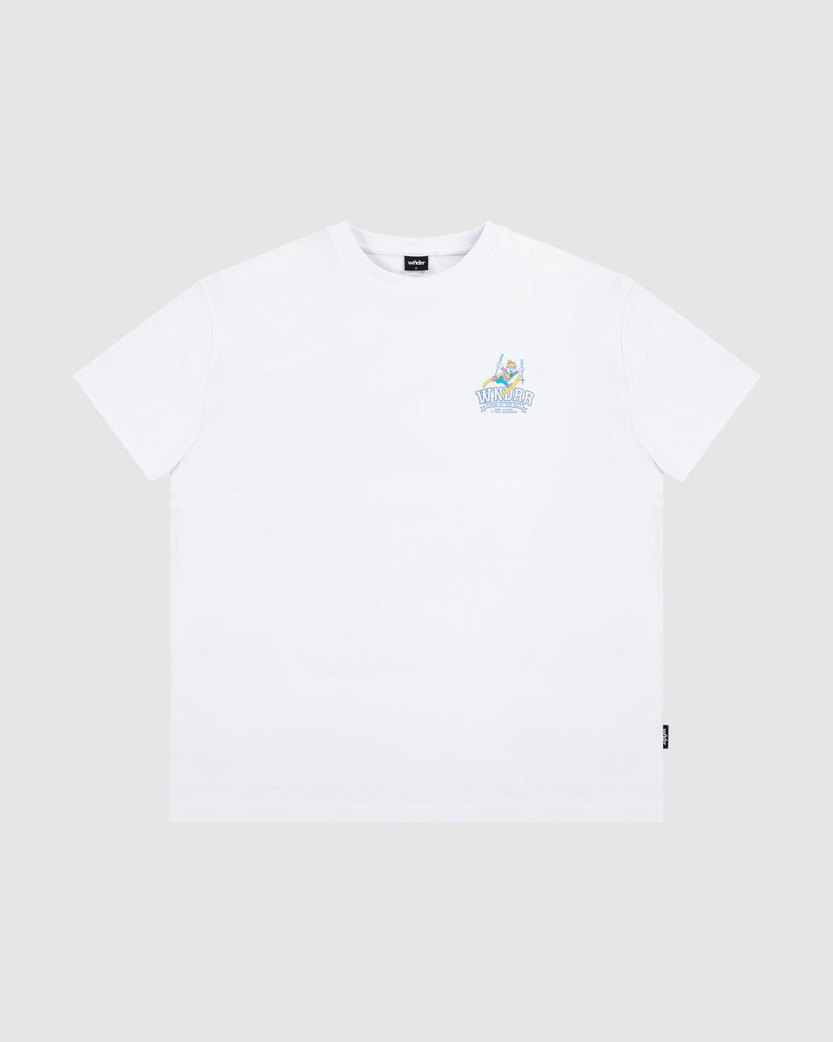 WINTER SPORTS BOX FIT TEE - WHITE