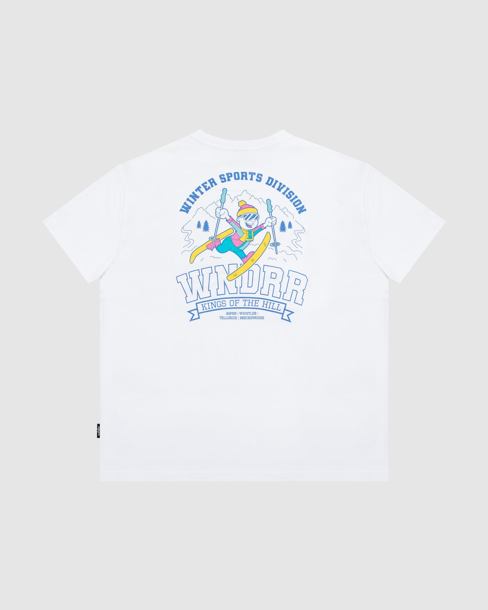 WINTER SPORTS BOX FIT TEE - WHITE