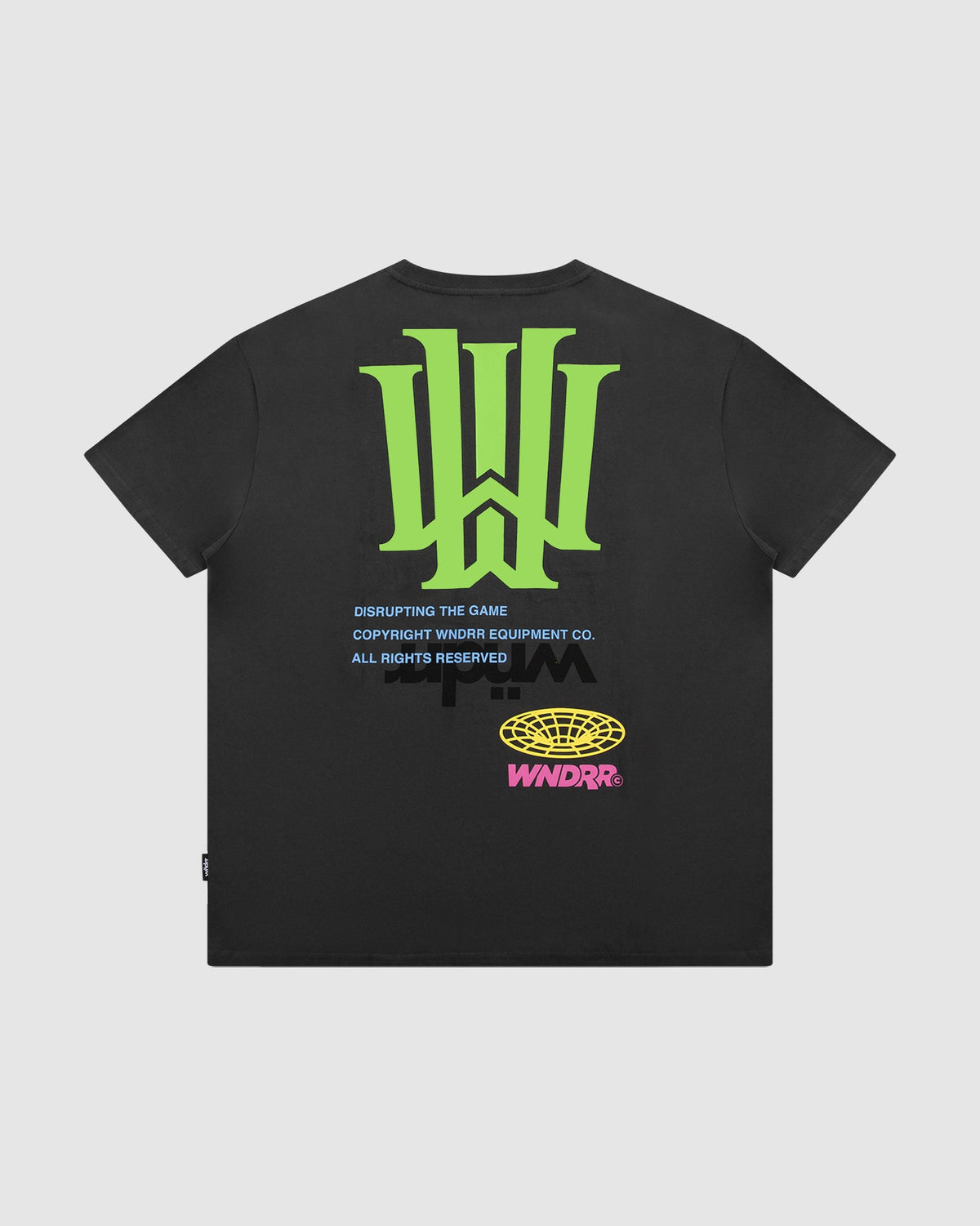 OBSCURE BOX FIT TEE - FADED BLACK