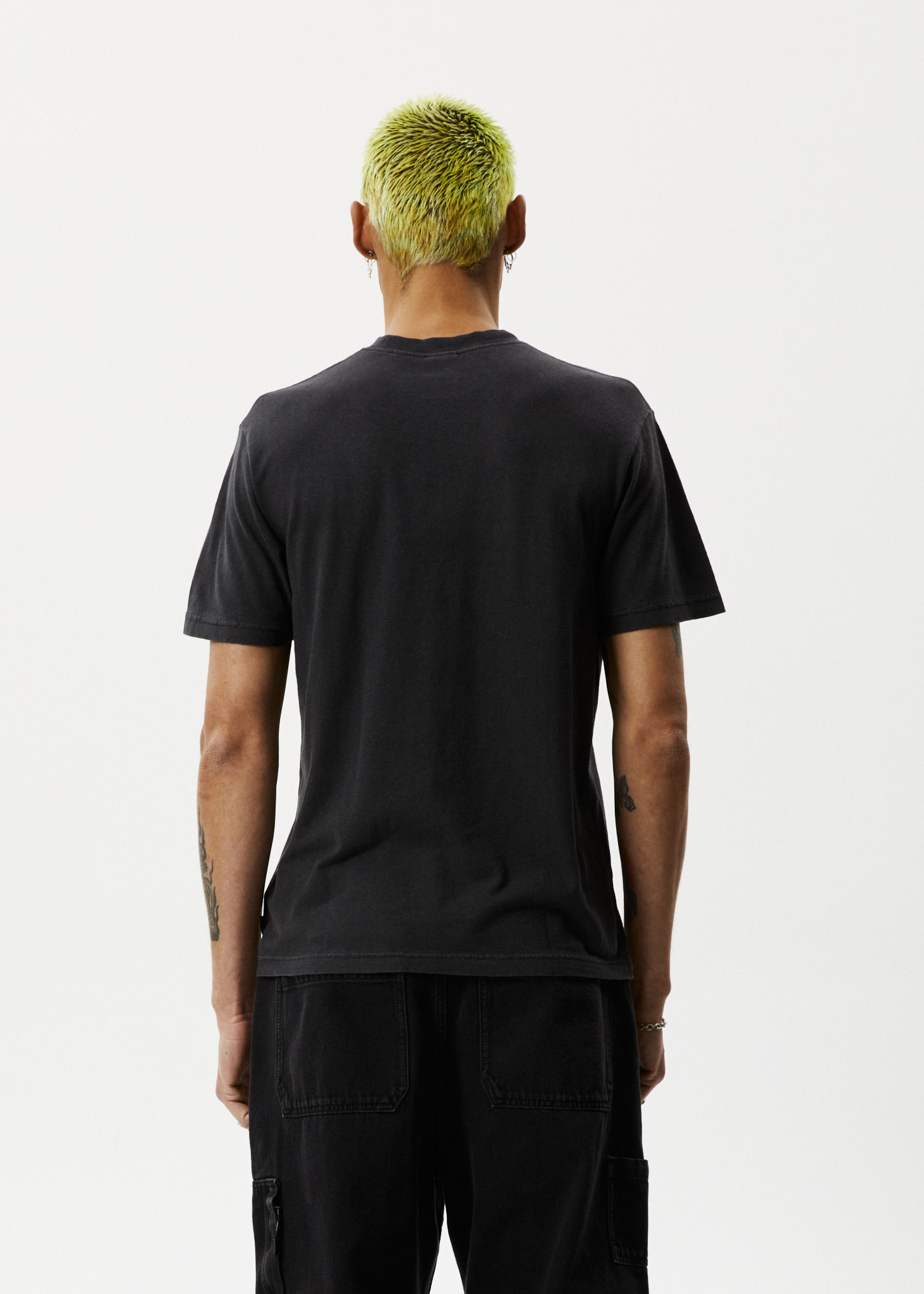 Journey Inward Retro Graphic T-Shirt Stone Black