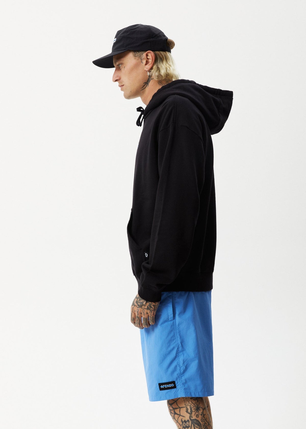 Liquid Logo Hoodie Black