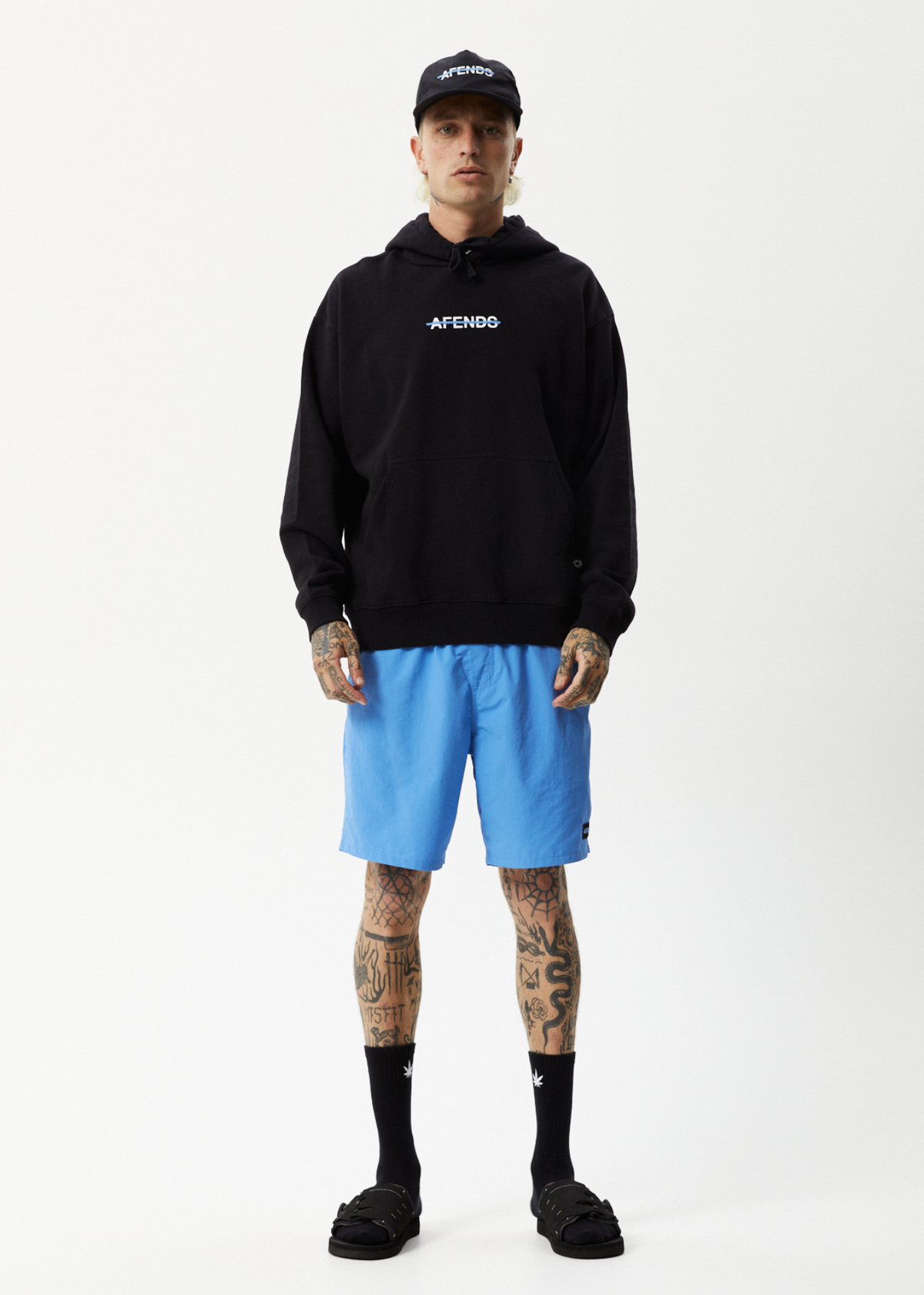 Liquid Logo Hoodie Black