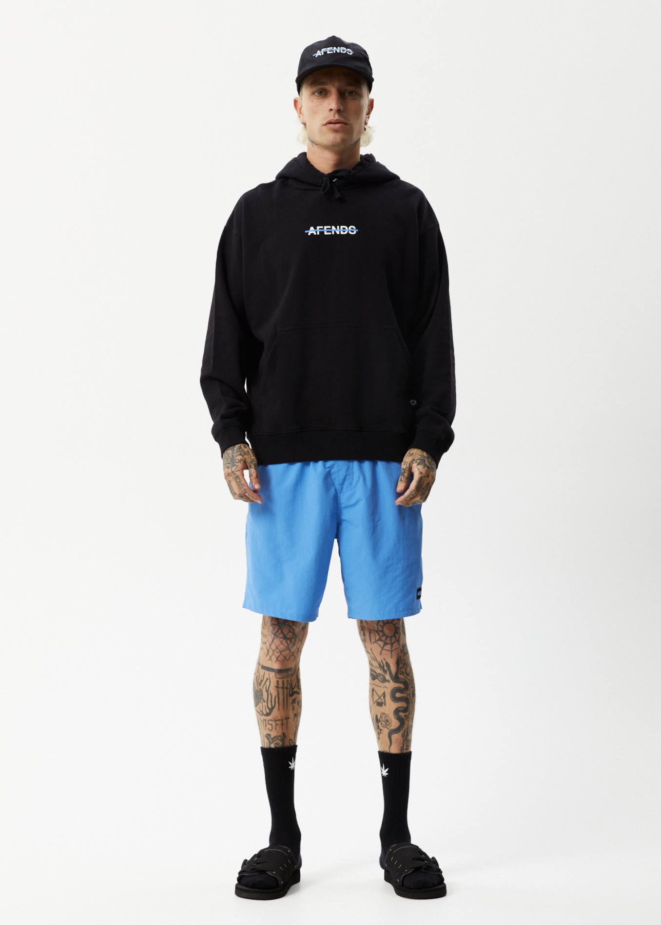 Liquid Logo Hoodie Black