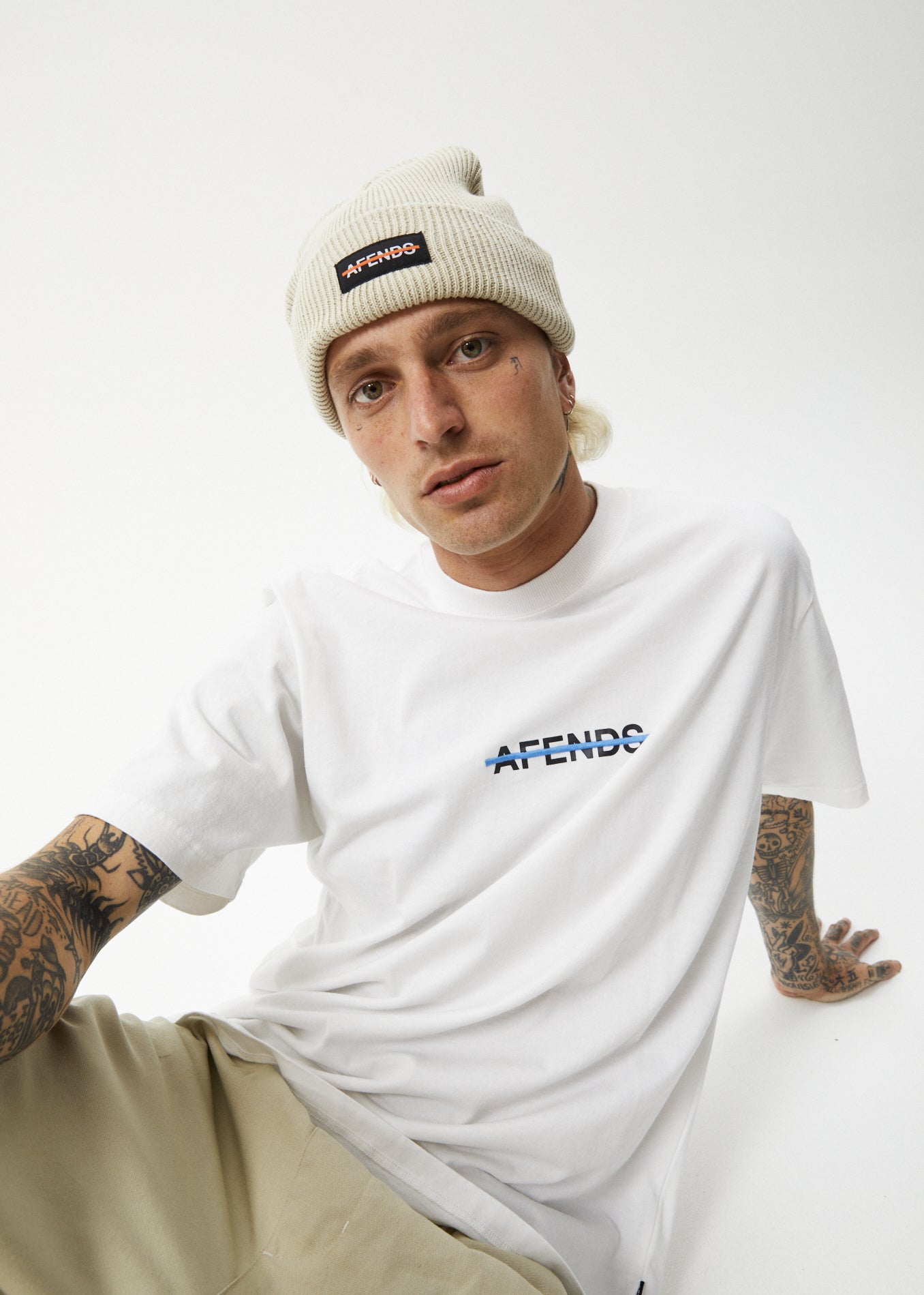 Liquid Retro Logo T-Shirt White