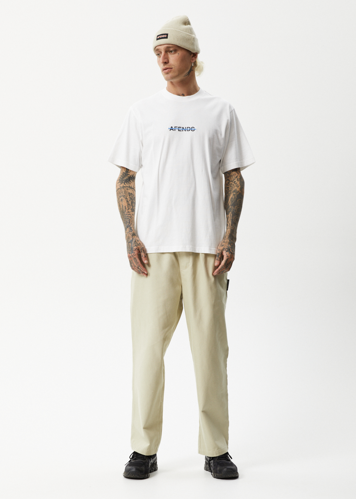 Liquid Retro Logo T-Shirt White