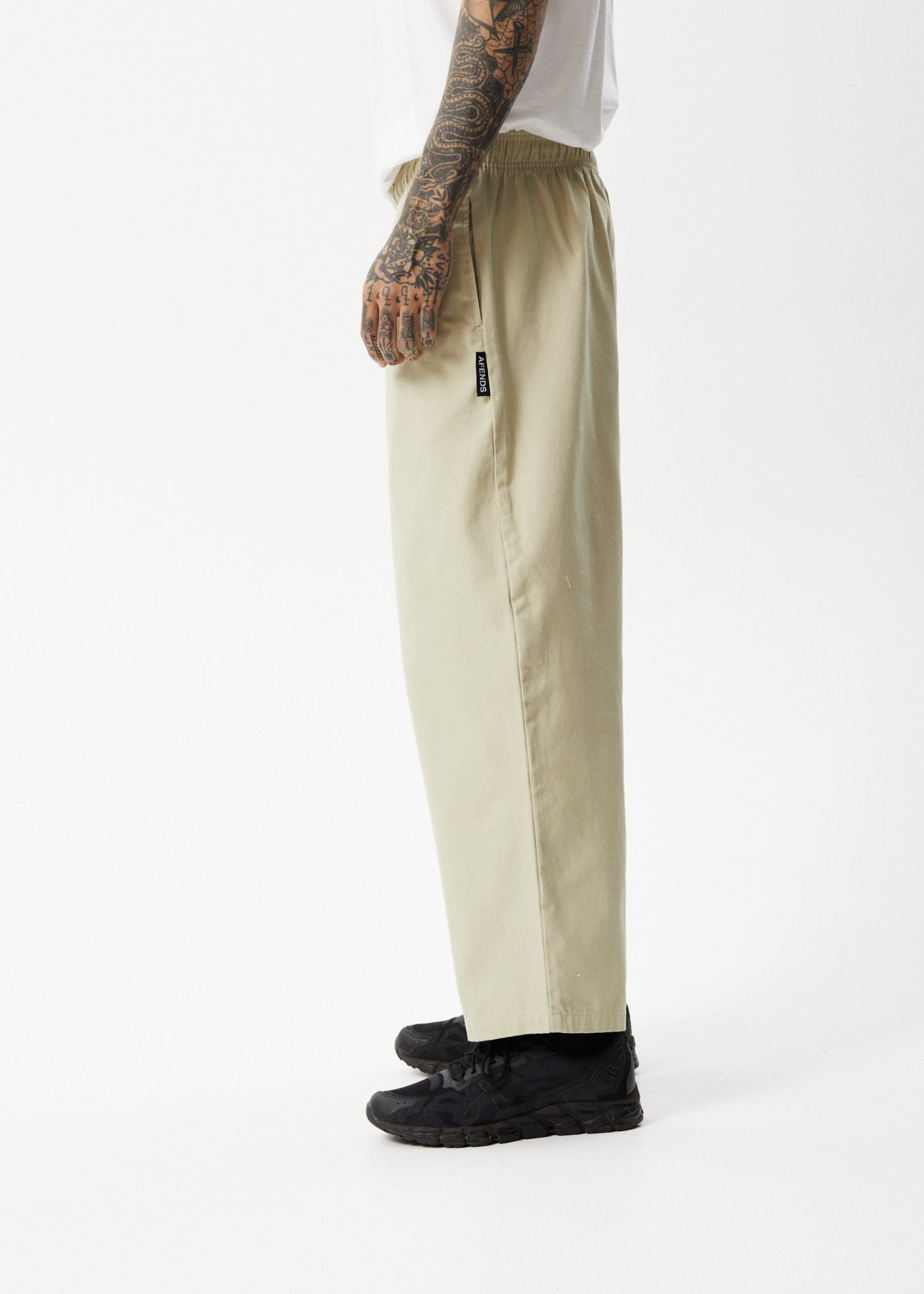 Ninety Eights Elastic Waist Pants Cement
