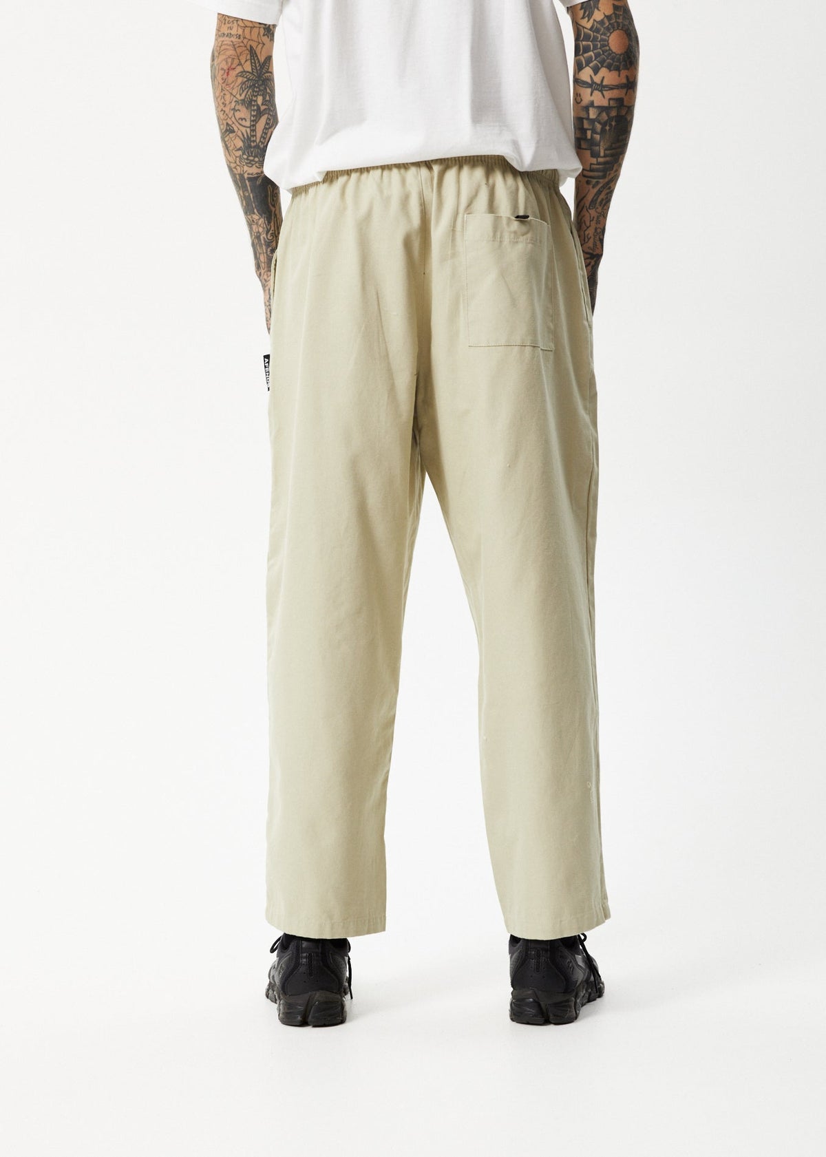Ninety Eights Elastic Waist Pants Cement