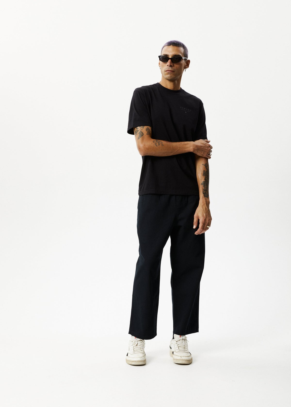 Baggy Elastic Waist Pants
