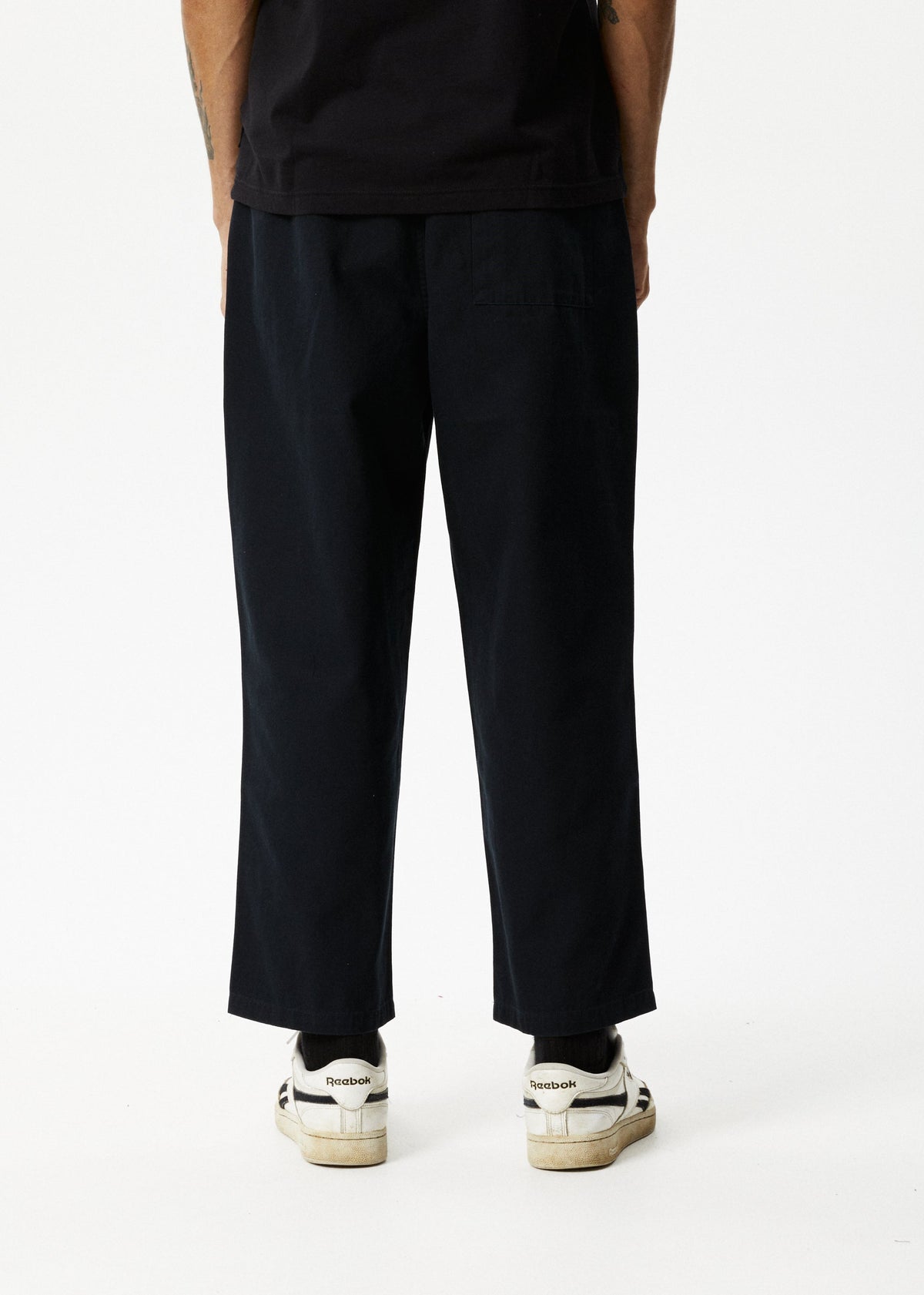 Baggy Elastic Waist Pants