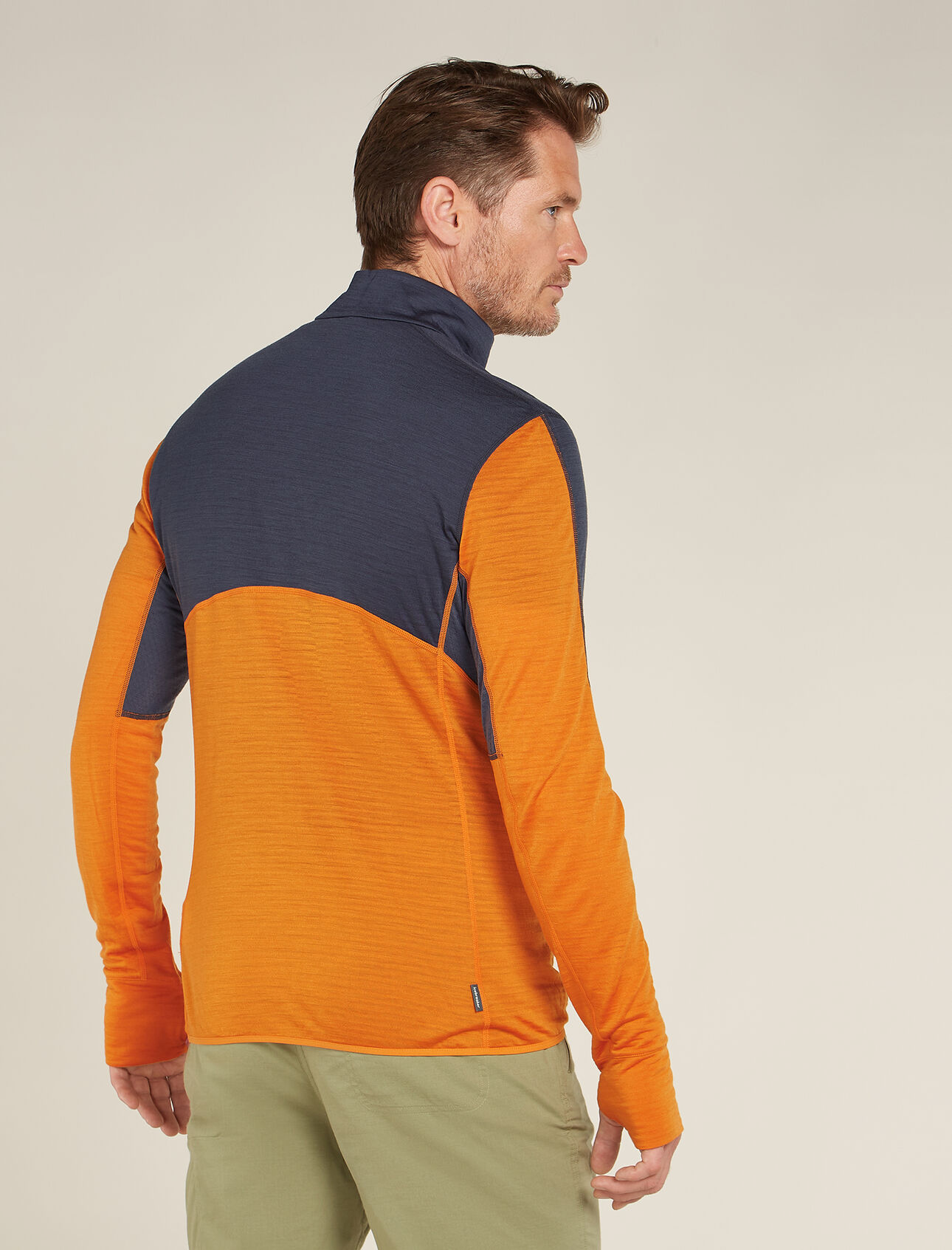 Men's Merino Blend 200 Realfleece™ Descender Long Sleeve Half Zip Jacket