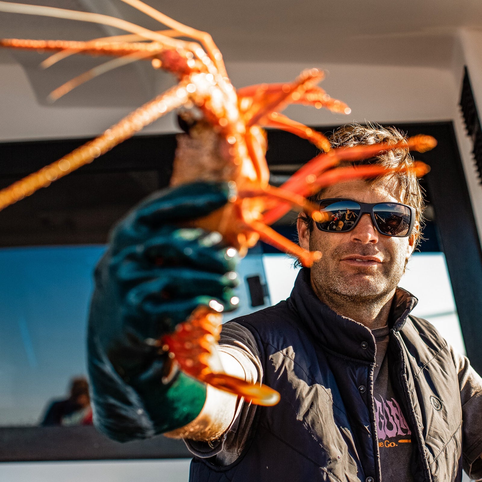 Coastin - Black Woodland Matte / L.I.T. Mirror Blue Polar