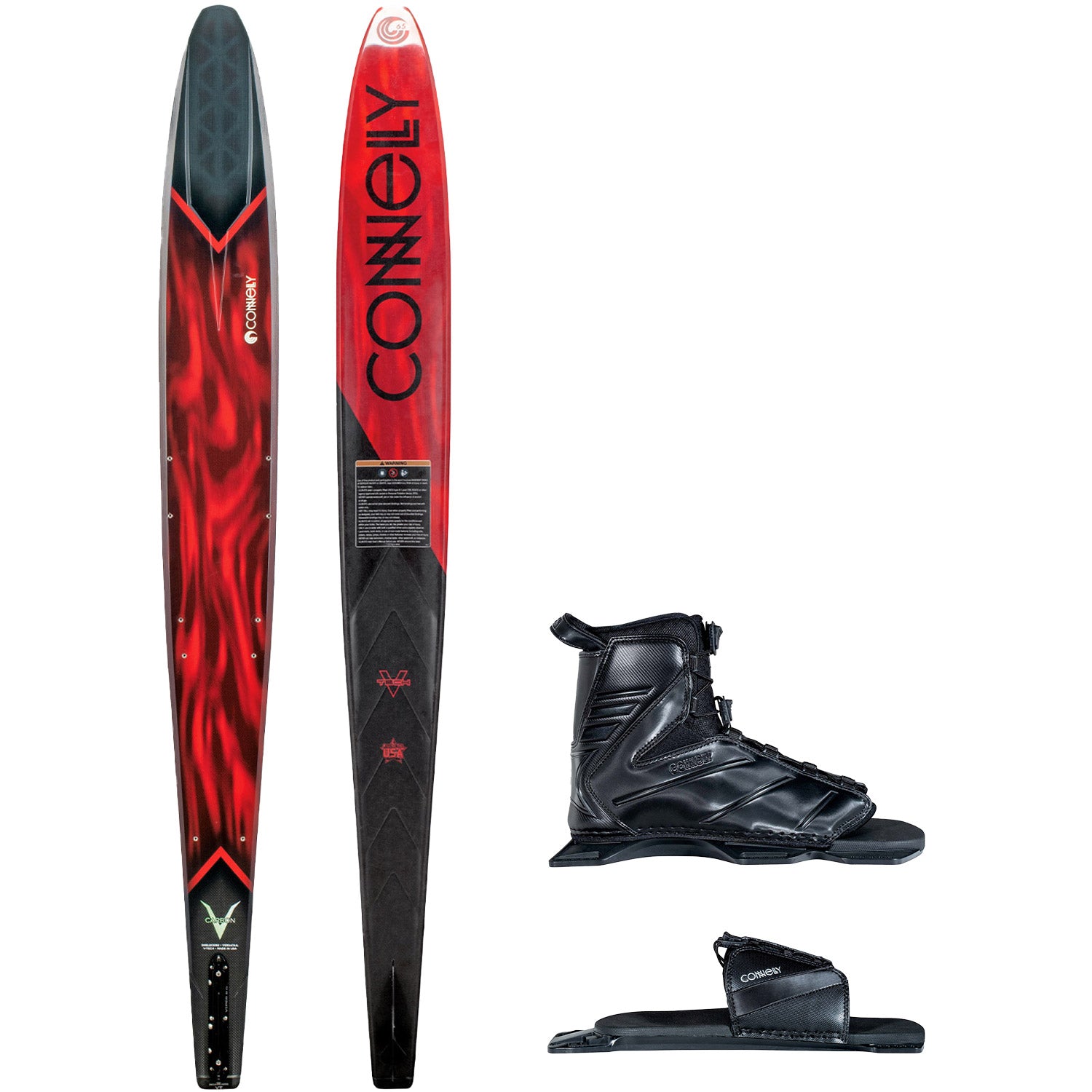 Carbon V Slalom Ski w/ Tempest Boot Package