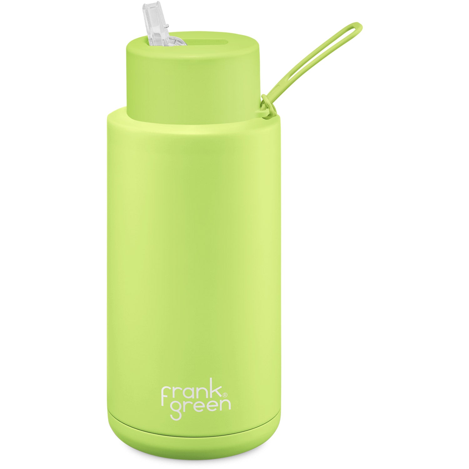 Ceramic 34oz w/ Straw Insulated Water Bottle