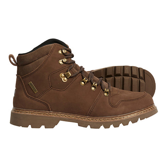 Hudson Mens Leather Waterproof Snow Boot