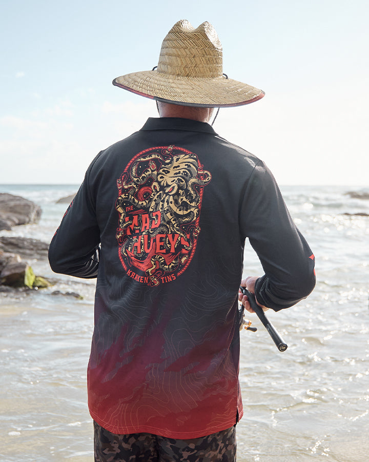 Kraken Tins Upf 50+ Fishing Jersey