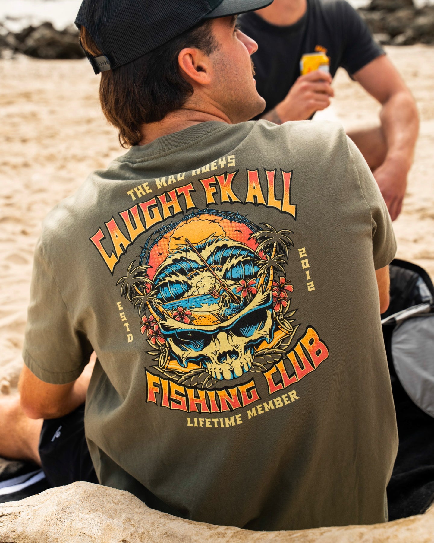CAUGHT FK ALL SKULL SS TEE
