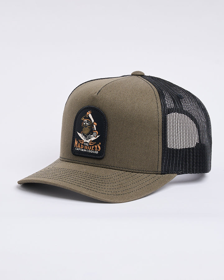 CAPTAIN SHIP FACED TWILL TRUCKER