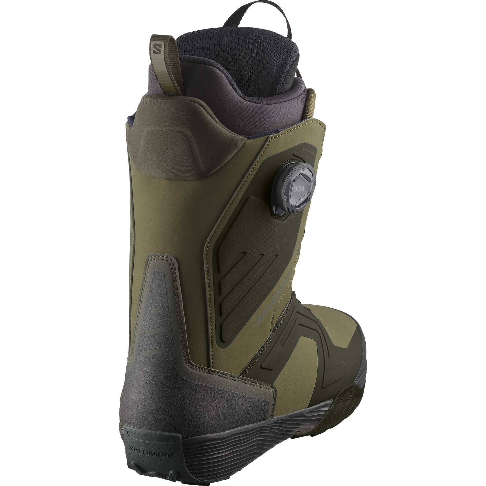 Salomon Dialogue Dual BOA Mens Snowboard Boots Olive Night 